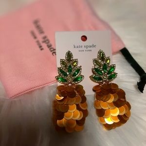 Kate Spade pineapple earrings